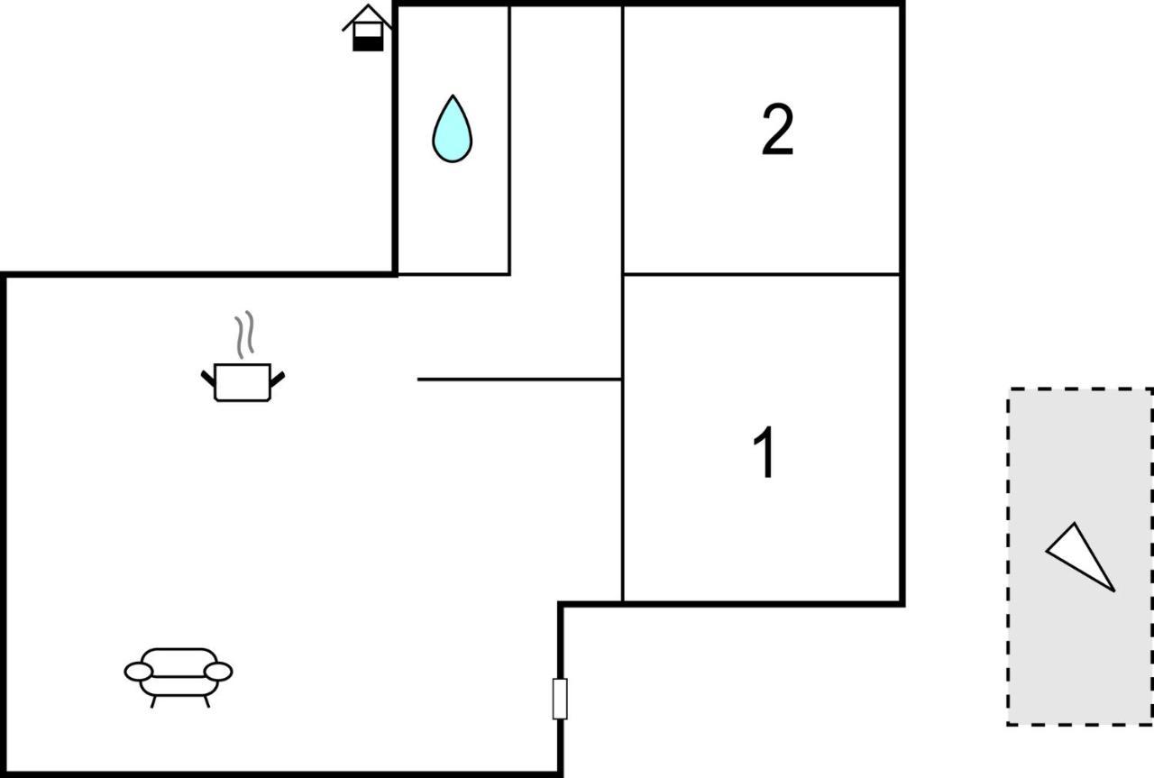 2 Bedroom Cozy Apartment In オミサリ エクステリア 写真
